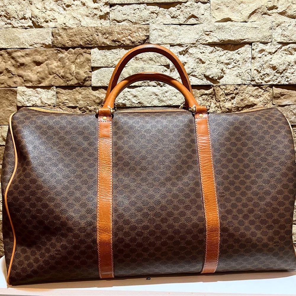 Authenticated Cline Celine Macadam Pattern Hand B… - image 4